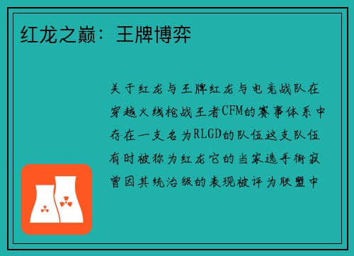 红龙之巅：王牌博弈
